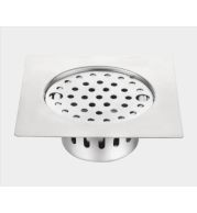 PR-143 Locking Square Floor Drain Stainless Steel Commercial Kitchen Heavy-Duty Secure Grate Tray Water Drainage Rack Restaurant Industrial Anti-Slip Rustproof Easy Clean Professional Grade Durable Key Lock High Security Seamless